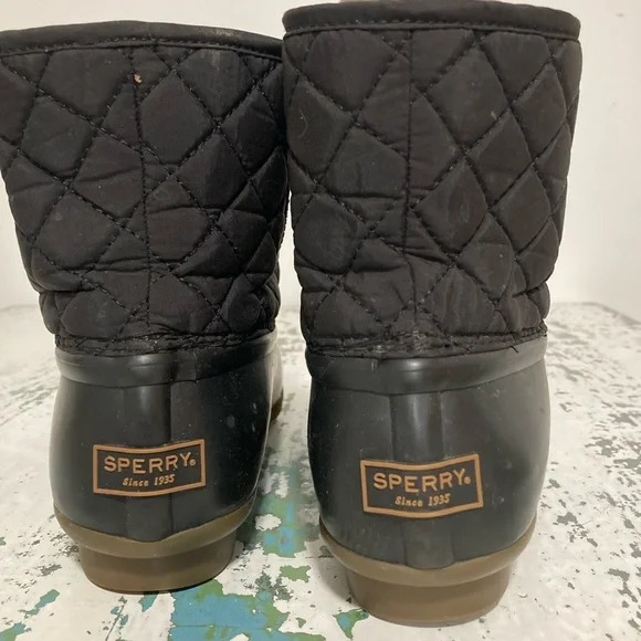 💥Sperry💥 Saltwater Quilted top waterproof duck boots. - Picture 3 of 6